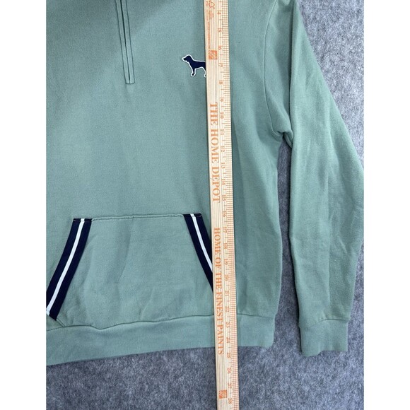 Victorias Secret PINK Quarter Zip Pullover Jacket Women's Size XS Green Dog Logo - Picture 8 of 12